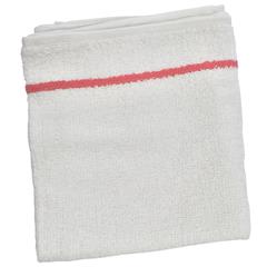 Bp Towel White W/ Cherry Stripe