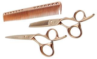 Tribal Rose Gold Shear Kit 5.5"