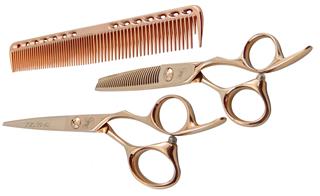 Tribal Rose Gold Shear Kit - 6"