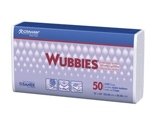 Graham Wubbies Towel 50/pkg