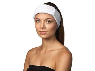 Adjustable Headband - White