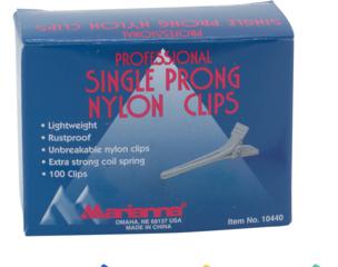 Nylon Single Prong Clips